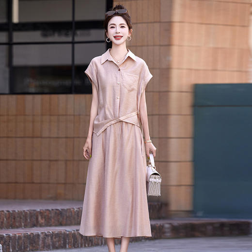 雀说新款女装时尚衬衫女设计感小众上衣半身裙两件套裙AL2562 商品图6