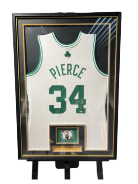 保罗皮尔斯0708赛季凯尔特人队签名球衣带21年名人堂字样