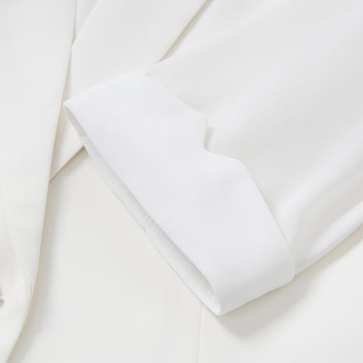 【简约修身 易打理】罗蒙女士西服舒适日常七分袖商务清新优雅外套女 商品图9