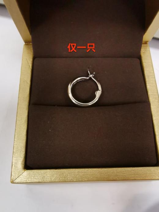 BY097158-A0-A0 周六福 银饰纯银耳钉S925银耳扣时尚百搭耳环耳饰 商品图4