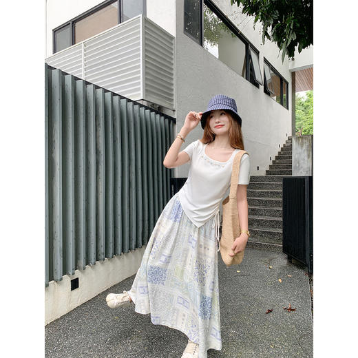 【129元任选2件】现货！侧边抽绳短袖 商品图3