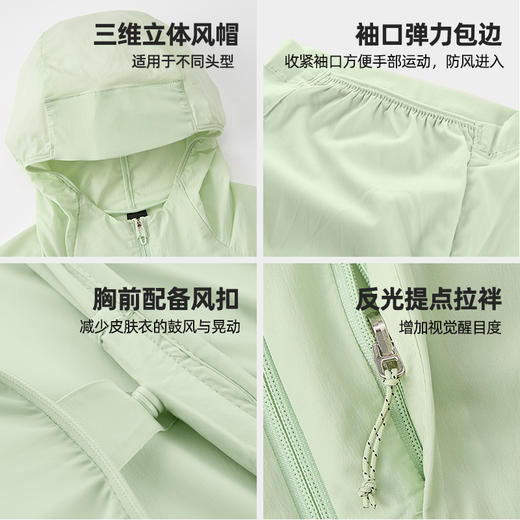【价值399元|可积分兑换】果凡风壳防晒衣夏季轻薄连帽穿搭凉感休闲GJD11239 商品图4