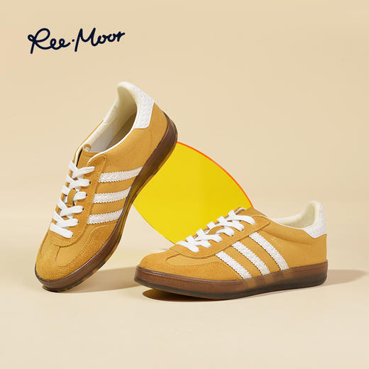 REEMOOR睿慕丨2025年新款法式复古简约德训鞋R3Y507 商品图7