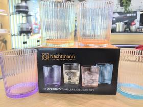 【春上新】10楼菲仕乐   耐赫曼彩色威士忌/水杯通用杯4只装  吊牌价1080元  活动价 398元