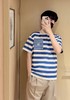 驴家蓝白条纹提花POLO衫（DY） 商品缩略图3