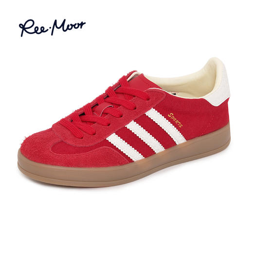 REEMOOR睿慕丨2025年新款法式复古简约德训鞋R3Y507 商品图3