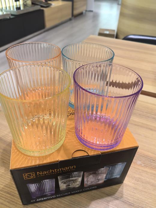 【春上新】10楼菲仕乐   耐赫曼彩色威士忌/水杯通用杯4只装  吊牌价1080元  活动价 398元 商品图2