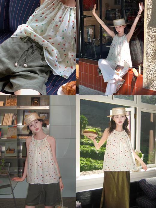 浮生八记/25B097/三色手工编织挂脖吊带 商品图3