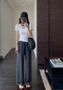 含真丝铜氨丝莫代尔酷夏解暑高腰垂顺一片式流畅显瘦直流裤 商品缩略图4