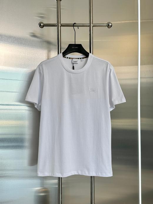 五色经典 Burberr 巴宝莉五色战马刺绣2025基础款T恤短袖!刺绣logo!棉面料!可搭配情侣款! 商品图6