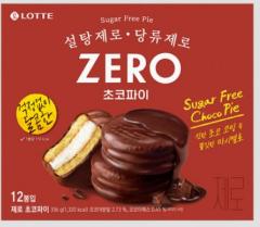 乐天 ZERO零糖巧克力味派336g롯데 제로 초코 파이 336g 商品图0