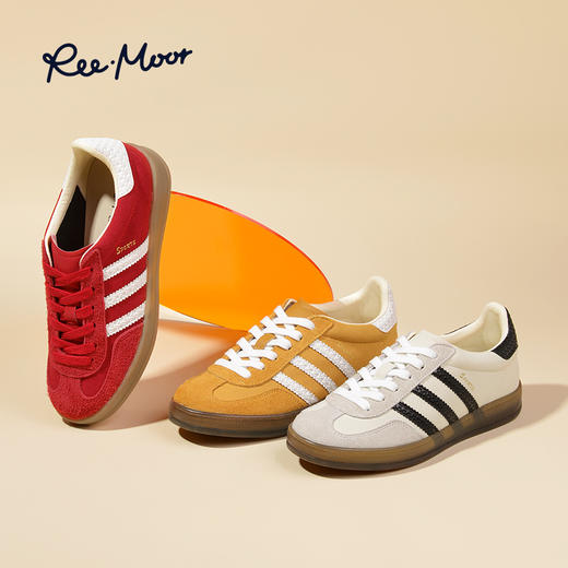 REEMOOR睿慕丨2025年新款法式复古简约德训鞋R3Y507 商品图1
