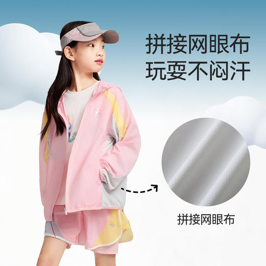 男女童外套防晒衣夏季新款安奈儿童装EM525040 商品图2