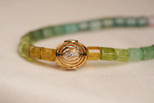 砚宝藏宝之作·108碧玺珠串 商品图5