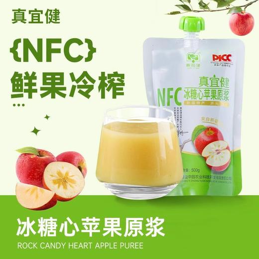 真宜健·新疆阿克苏冰糖心苹果原浆 500g  保留果肉纤维 不加水不稀释 商品图2