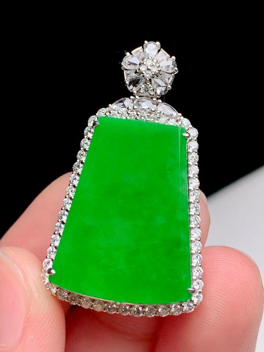 无事牌翡翠吊坠 商品图4