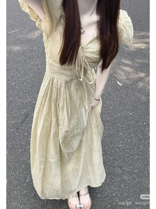 茉莉青缇连衣裙 商品图3