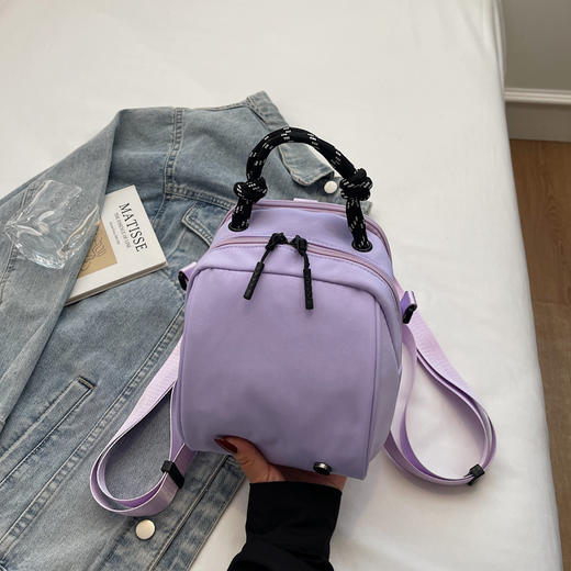 新款小鸡蛋包&栗子包，撞色设计太绝了！斜跨、双肩随心搭，潮流女孩必备💼💖 商品图6