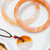 心选丨GIRATI 好运锦鲤蜜糖色天然高冰种玛瑙手镯【买一送一】 商品缩略图8