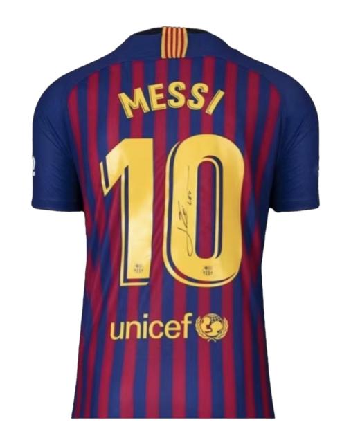 梅西巴萨2018-19签名球衣 商品图0