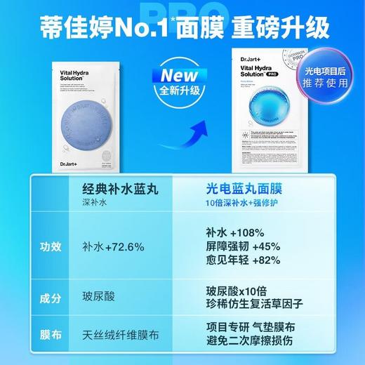 dr.jart蒂佳婷药丸蓝色补水保湿面膜26g*5片/盒效期26年4月 商品图11