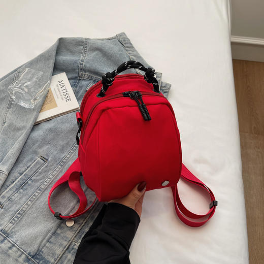 新款小鸡蛋包&栗子包，撞色设计太绝了！斜跨、双肩随心搭，潮流女孩必备💼💖 商品图8