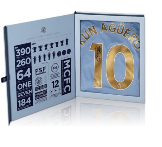 阿圭罗亲签曼城官方礼盒 商品图0