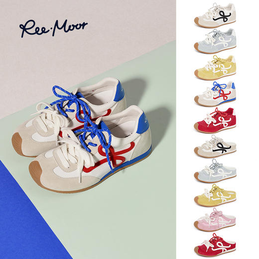 REEMOOR睿慕丨2025年新款内增高多巴胺配色德训鞋（1.5cm+4cm内增高）R3Y526 商品图4