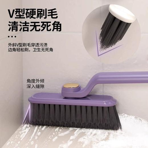 超值19.9到手2把！【清洁难题，一把搞定】多功能旋转浴室缝隙刷 卫生间死角硬毛刷 地板刷地缝刷 洗手台清洁刷-QQ 商品图0