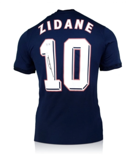 齐达内法国2022-23赛季亲签足球球衣