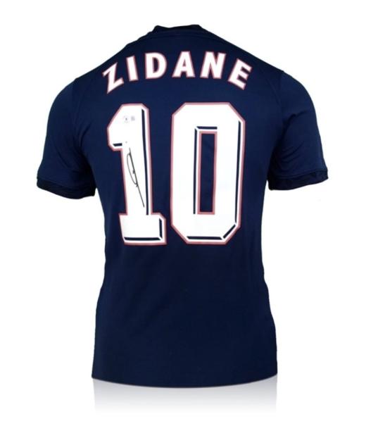 齐达内法国2022-23赛季亲签足球球衣 商品图0