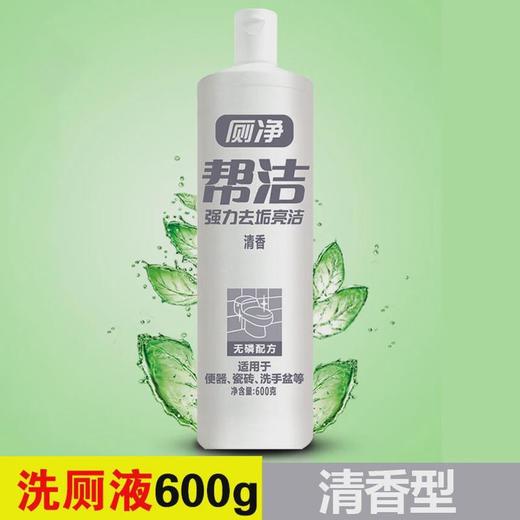 【积分兑换】帮洁洁厕灵剂液 马桶清洁剂 家用强力除垢除臭清香型去黄污渍洁厕净 商品图3