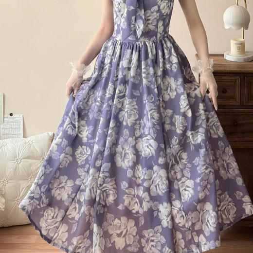 裁缝学苑AH26扭结V领飞袖连衣裙纸样裙子女装收腰大摆 商品图4