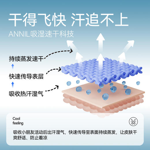 男女童圆领短袖T恤夏季新款安奈儿童装EM521039 商品图3