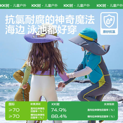 【KK树】几何帆船全身小护盾泳衣（单泳衣） 商品图3