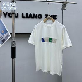 重工字母贴布绣潮流短袖T恤男士夏季新款半袖上衣   YLZ-E50350*