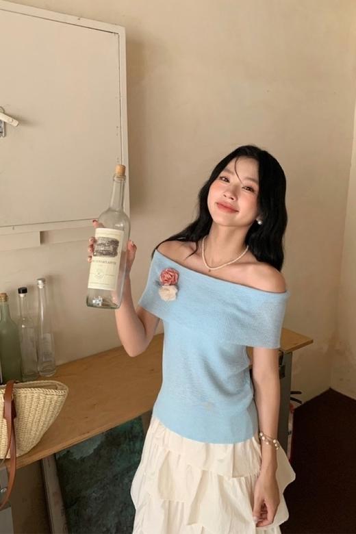 ANSUABEL 不规则荷叶边蛋糕半身裙 20644 商品图3