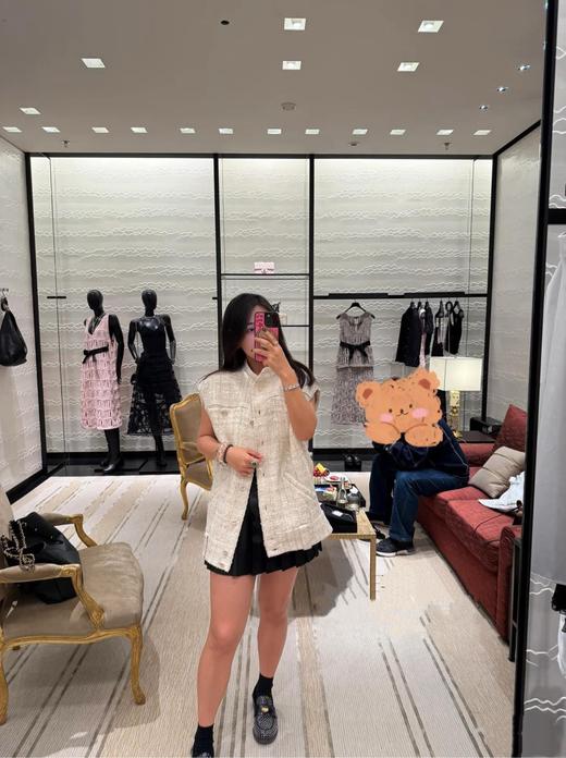 香奈儿25SS亮片斜纹软呢马甲（TM） 商品图6