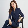 【西服+西裤】罗蒙女士纯色职业西服套装舒适通勤时尚两件套女百搭 商品缩略图13