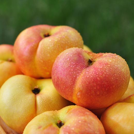 黄金玉油蟠桃｜蜜桃帝王-原产地限量出口礼盒级〔龙泉好礼〕【水果】 商品图0