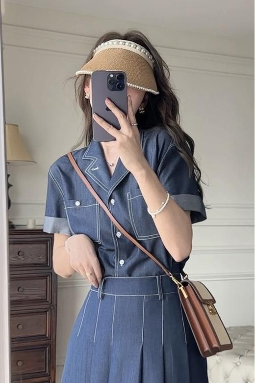 HAYES 复古休闲牛仔套装裙 20830 商品图2