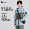 水孩儿童装儿童外套2025秋季新品防泼水风衣加绒透湿男女连帽上衣 商品缩略图1