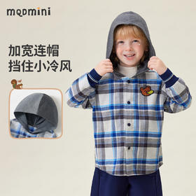 【90-140】【MQDmini】男童格子衬衫外套
