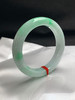 620391，57.5圈口，飘绿正圈平安镯，白底飘阳绿，条形厚装 商品缩略图1