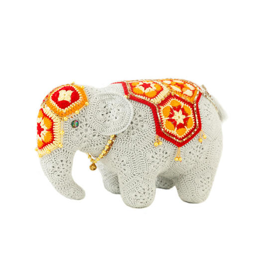 苏苏姐家吉祥物拼花玩偶 手工diy婴儿棉手编钩针编织毛线团材料包 商品图4