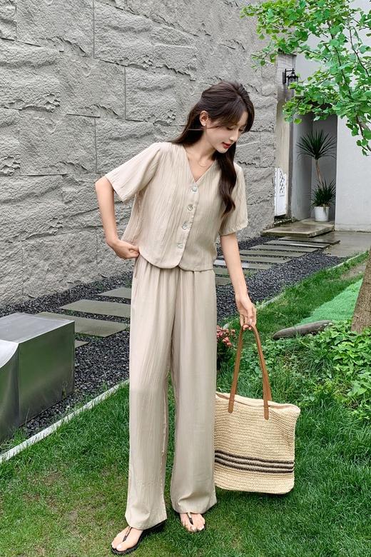 ESTELLICA 轻熟风简约大方高腰套装 20615 商品图1