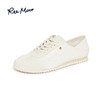 REEMOOR睿慕丨2025年春新款系带增高德训小白鞋R3Y447 商品缩略图3