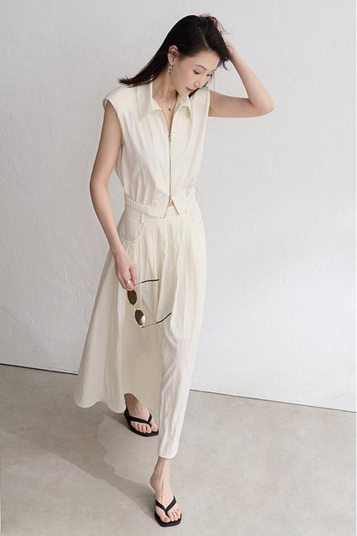 Stay2Weeks 拉链无袖上衣简约半身套装裙 20823 商品图2