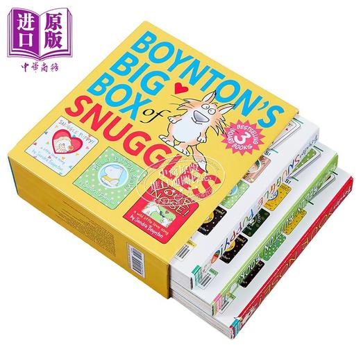 预售 【中商原版】桑德拉.博因顿 拥抱的故事 3册套装 Sandra Boynton BoyntonS Big Box Of Snuggles (Boxed Set) 英文原版纸板书 商品图1