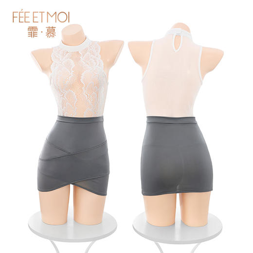 【情趣内衣】霏慕 热辣小蜜の性感约会战袍 教师秘书 6200 商品图10